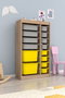 Hanah Home Montana Xs 2D4N8U - Gris Sonomo y Amarillo